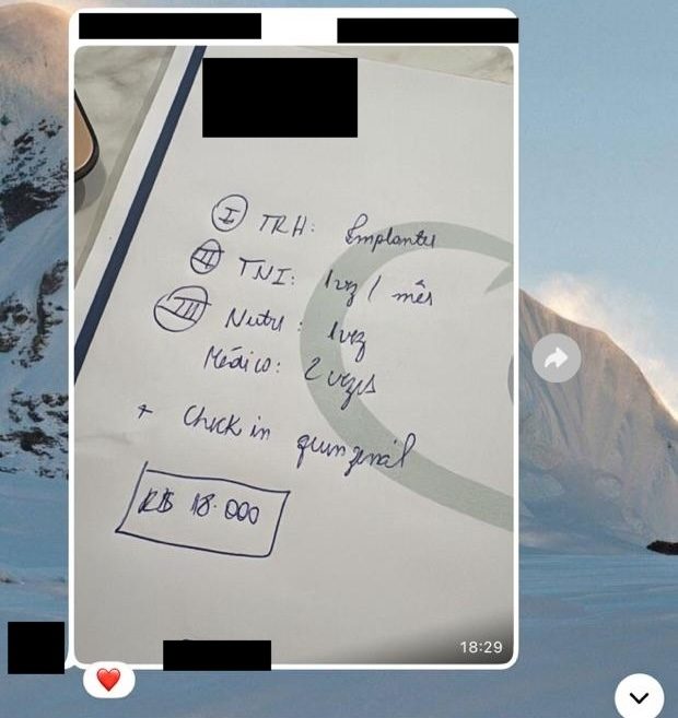 Print de depoimento espontâneo 18