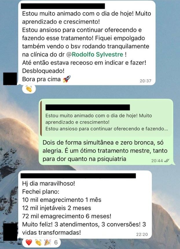 Print de depoimento espontâneo 20