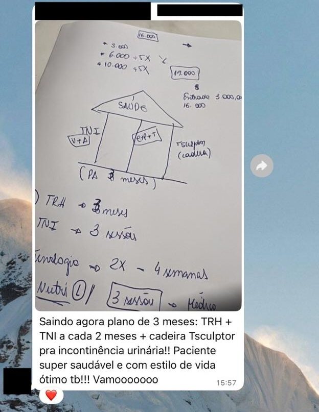 Print de depoimento espontâneo 23