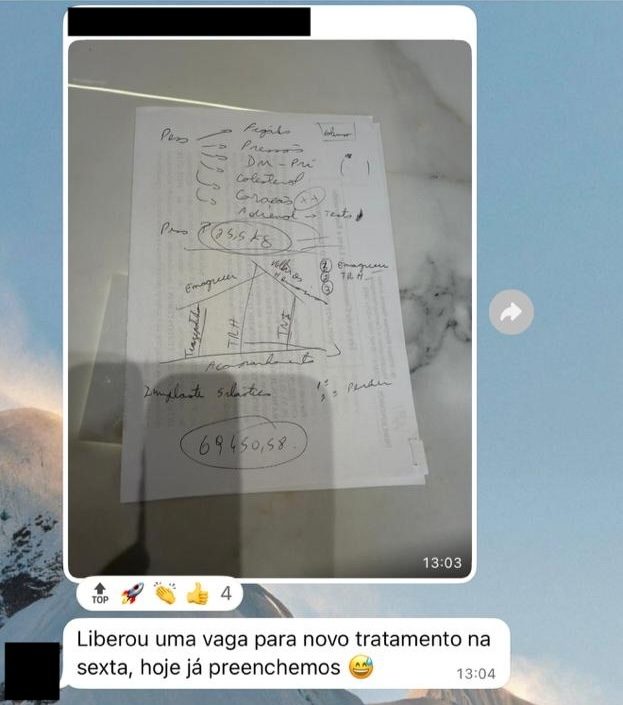 Print de depoimento espontâneo 24