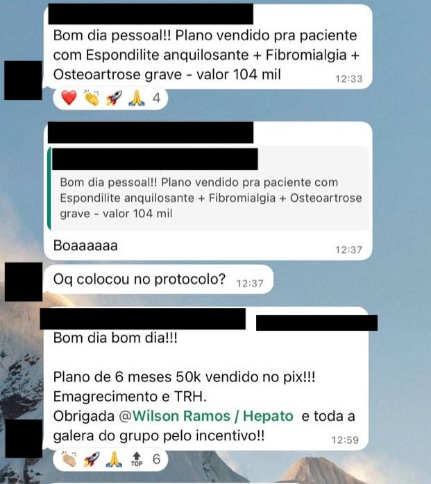 Print de depoimento espontâneo 27