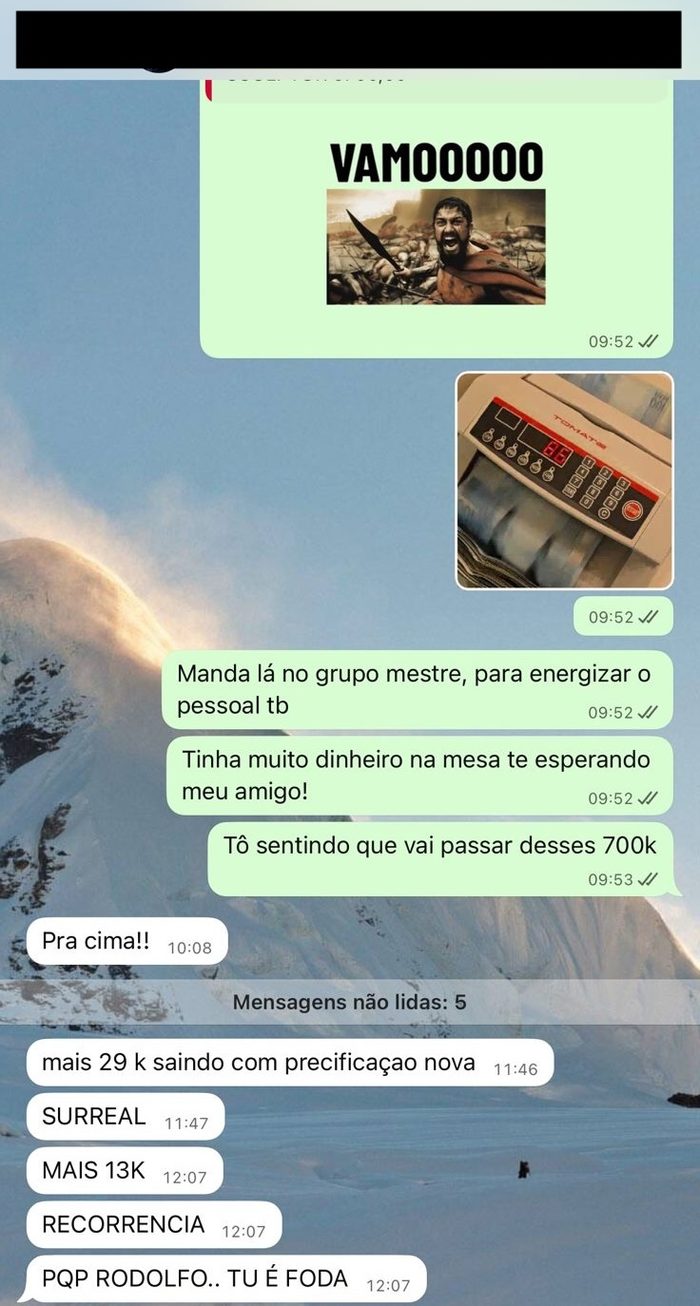 Print de depoimento espontâneo 36