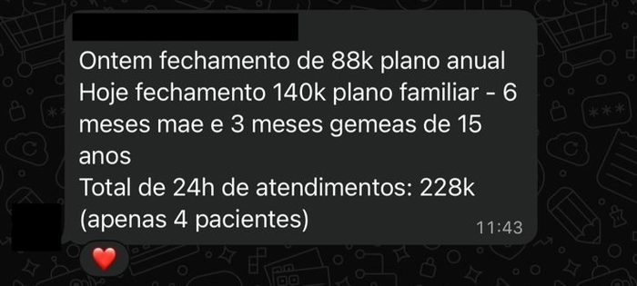 Print de depoimento espontâneo 37