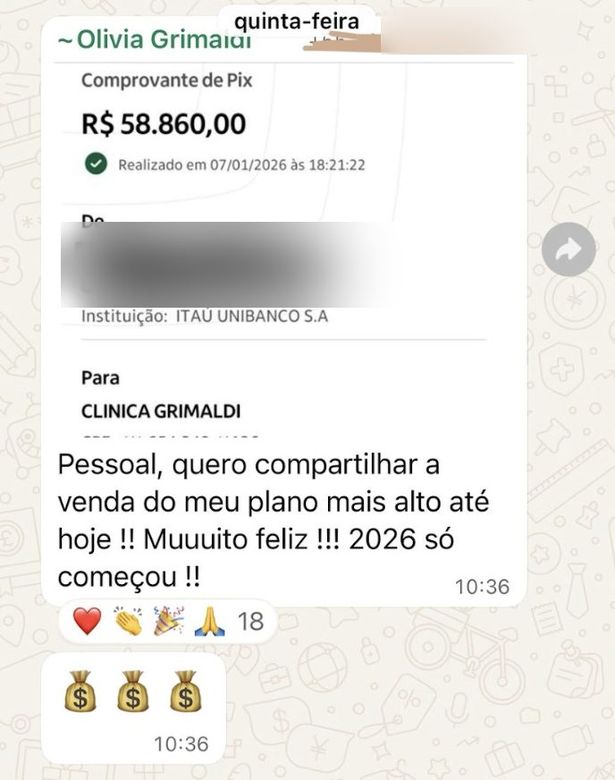 Depoimento — resultado real de médica aplicando o método